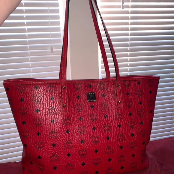 MCM Anya Top ZIP Shopper - Picture 2 of 8